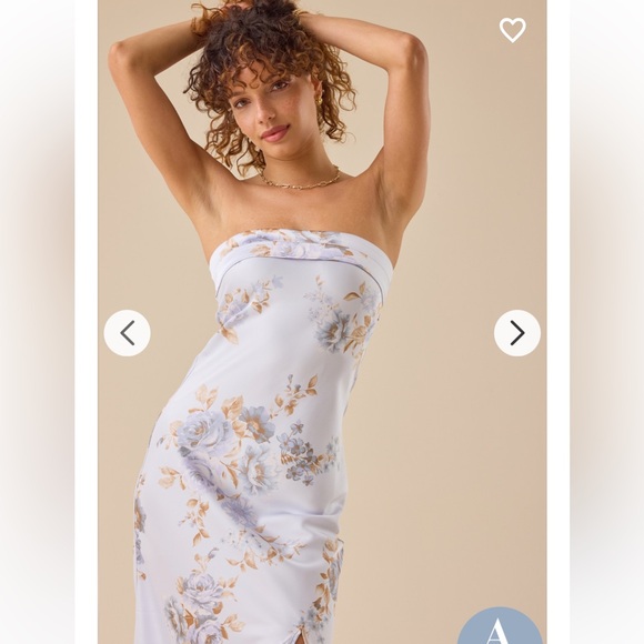 New with tags Altar’d State Paityn Floral Strapless Maxi Dress - Picture 3 of 4